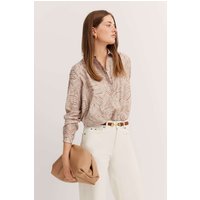 Hemdbluse aus Baumwolle in beige Hemdbluse aus Baumwolle in beige von Bugatti