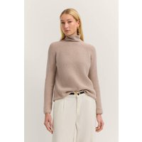 Pullover Rollkragen aus Woll-Kaschmir-Mix in beige Pullover Rollkragen aus Woll-Kaschmir-Mix in beige von Bugatti