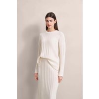 Pullover in edler Optik in ecru von Bugatti