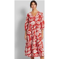 Sommerkleid mit Volants in rot von Bugatti