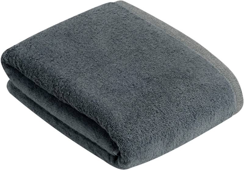 bugatti Badetuch "Prato" Uni Farben, mit melierter Optik im Saum von Bugatti