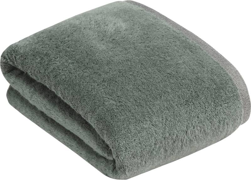 bugatti Badetuch "Prato" Uni Farben, mit melierter Optik im Saum von Bugatti