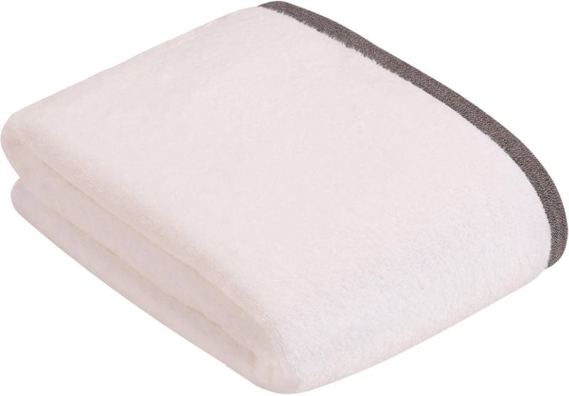 bugatti Badetuch "Prato" Uni Farben, mit melierter Optik im Saum von Bugatti