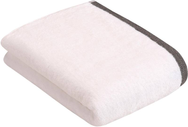 bugatti Badetuch "Prato" Uni Farben, mit melierter Optik im Saum von Bugatti