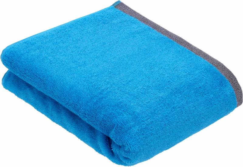 bugatti Badetuch "Prato" Uni Farben, mit melierter Optik im Saum von Bugatti