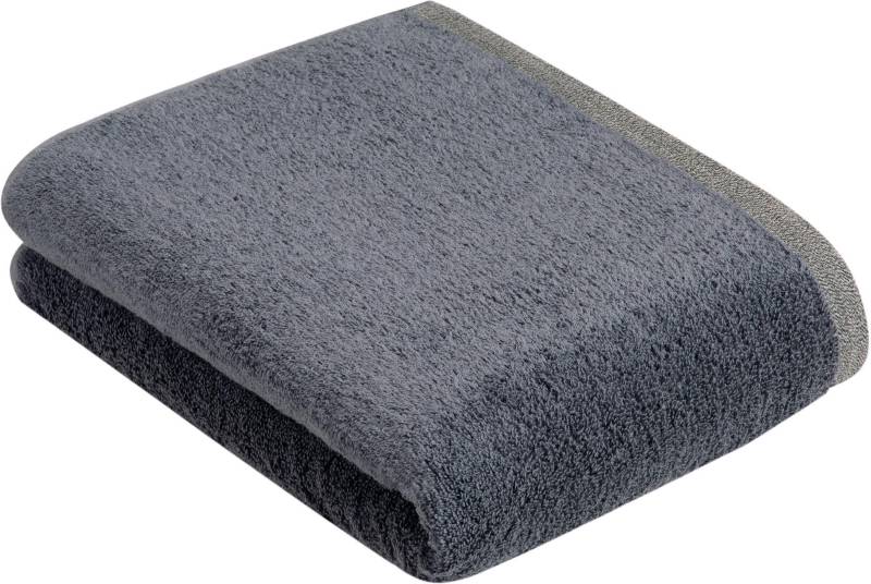 bugatti Badetuch "Prato" Uni Farben, mit melierter Optik im Saum von Bugatti