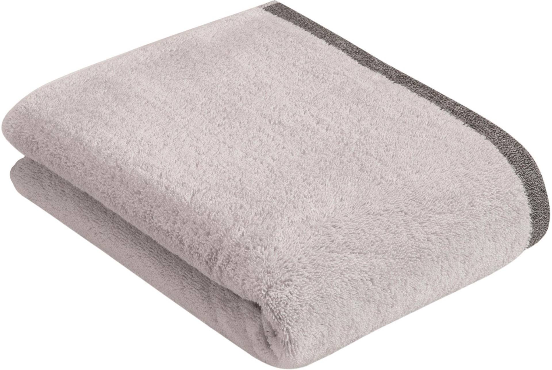 bugatti Badetuch "Prato" Uni Farben, mit melierter Optik im Saum von Bugatti