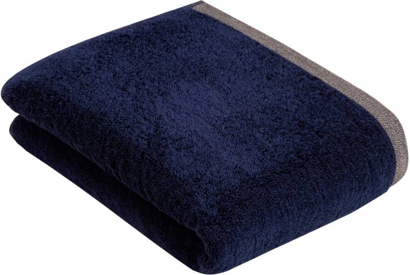 bugatti Badetuch "Prato" Uni Farben, mit melierter Optik im Saum von Bugatti