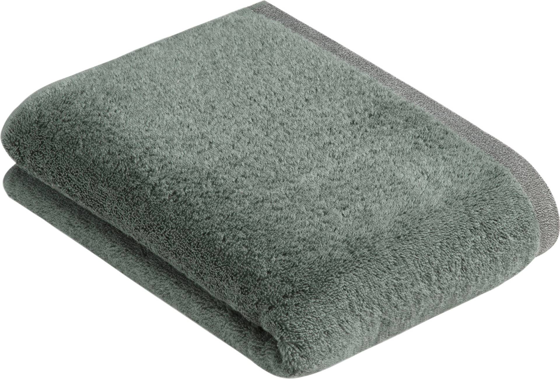 bugatti Badetuch "Prato" Uni Farben, mit melierter Optik im Saum von Bugatti