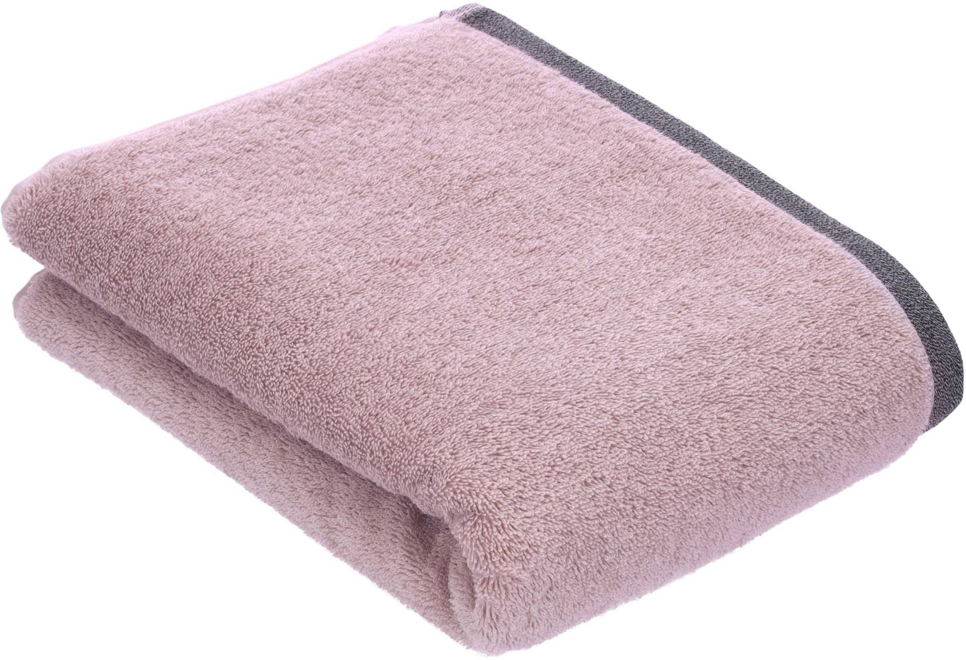 bugatti Badetuch "Prato" Uni Farben, mit melierter Optik im Saum von Bugatti