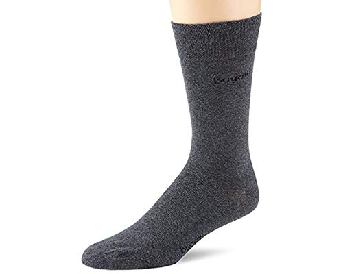 bugatti Basic Mens Socks 3er Pack 6703 620 anthracite anthrazit grau Strumpf Socken, Größe:39-42 von bugatti