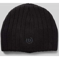 bugatti Beanie mit Logo-Stitching in Black, Größe 1 von Bugatti