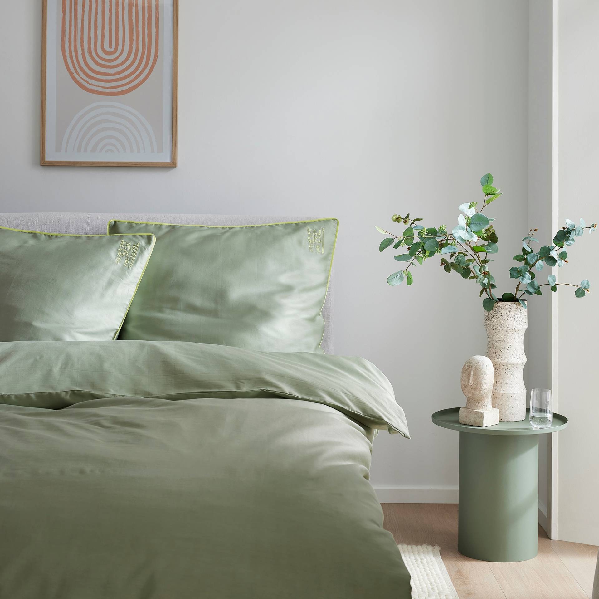 bugatti Bettwäsche "Satinbettwäsche bugatti" 2 Stk. tlg. mit edler Paspelierung von Bugatti