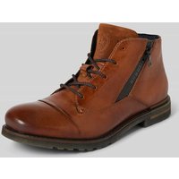 bugatti Boots aus Leder Modell 'Vittore' in Cognac, Größe 45 von Bugatti