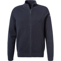 bugatti Herren Pullover blau unifarben von Bugatti