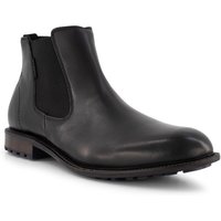 bugatti Herren Chelsea Boots schwarz Glattleder von Bugatti