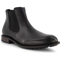 bugatti Herren Chelsea Boots schwarz Glattleder von Bugatti