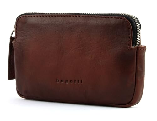 bugatti Domus RFID Zip-Keycase Cognac von bugatti