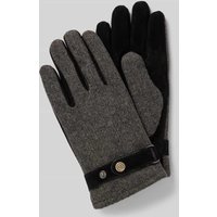 bugatti Handschuhe mit verstellbarem Druckknopfriegel in Anthrazit, Größe M von Bugatti