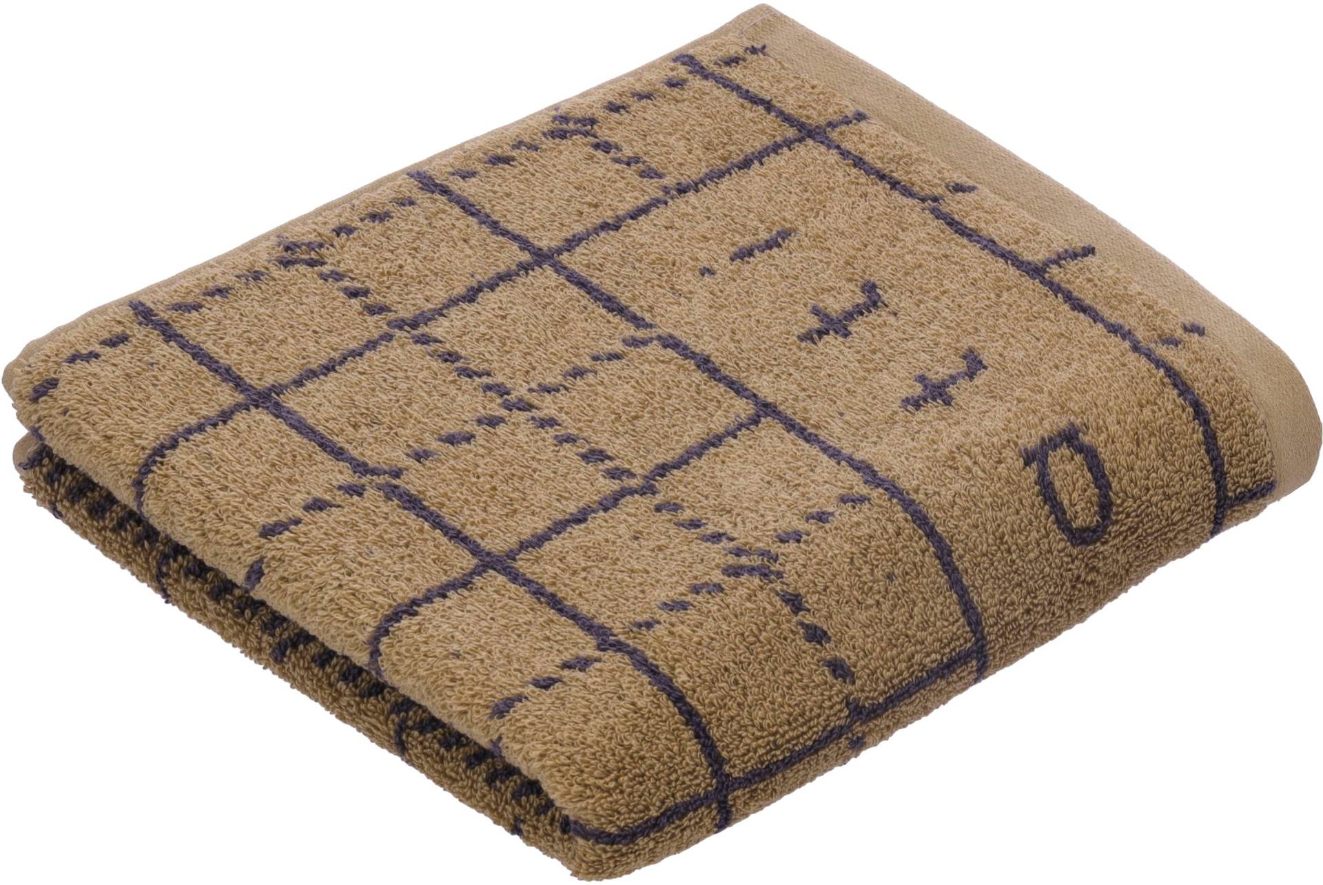 bugatti Handtuch "Perezzi", (2 St.), Jacquard in smartem Karolook von Bugatti