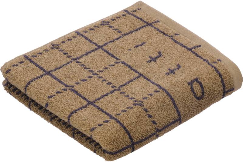 bugatti Handtuch "Perezzi", (2 St.), Jacquard in smartem Karolook von Bugatti