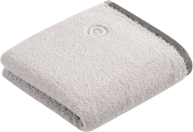 bugatti Handtuch "Prato" Uni Farben, mit melierter Optik im Saum von Bugatti