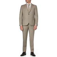 bugatti Herren Anzug beige Schurwolle von Bugatti