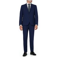 bugatti Herren Anzug blau Schurwoll-Stretch von Bugatti