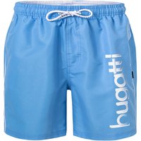 bugatti Herren Badeshorts blau Mikrofaser Mit Prints von Bugatti