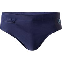bugatti Herren Badeslip blau Mikrofaser unifarben von Bugatti