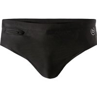 bugatti Herren Badeslip schwarz Mikrofaser unifarben von Bugatti