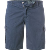 bugatti Herren Cargoshorts blau Baumwolle von Bugatti