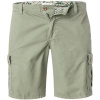 bugatti Herren Cargoshorts grün Baumwolle von Bugatti