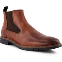 bugatti Herren Chelsea Boots braun Glattleder von Bugatti