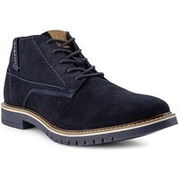 bugatti Herren Desert Boots blau Velours von Bugatti