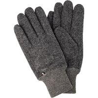 bugatti Herren Handschuhe grau Textil meliert von Bugatti