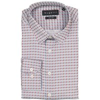 bugatti Herren Hemd rot gemustert von Bugatti