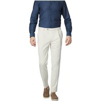 bugatti Herren Bundfaltenhose grau Baumwolle von Bugatti