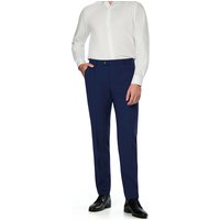 bugatti Herren Hose blau Schurwoll-Stretch von Bugatti