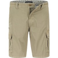 bugatti Herren Cargoshorts grün Baumwolle von Bugatti