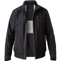 bugatti Herren Jacke blau Mikrofaser unifarben von Bugatti