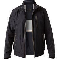 bugatti Herren Jacke blau Mikrofaser unifarben von Bugatti