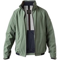 bugatti Herren Jacke grün Mikrofaser unifarben von Bugatti