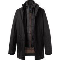 bugatti Herren Jacke Schwarz Mikrofaser unifarben von Bugatti