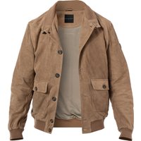 bugatti Herren Lederjacke beige,braun unifarben von Bugatti