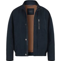 bugatti Herren Jacke blau Mikrofaser unifarben von Bugatti