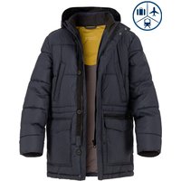 bugatti Herren Steppjacke blau Mikrofaser unifarben von Bugatti