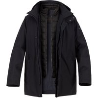 bugatti Herren Jacke blau Mikrofaser unifarben von Bugatti