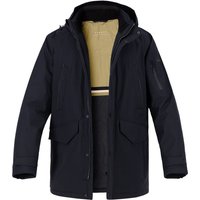 bugatti Herren Jacke blau Mikrofaser unifarben von Bugatti