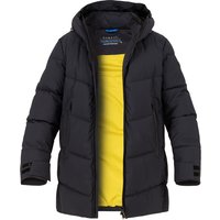 bugatti Herren Steppjacke blau Mikrofaser unifarben von Bugatti